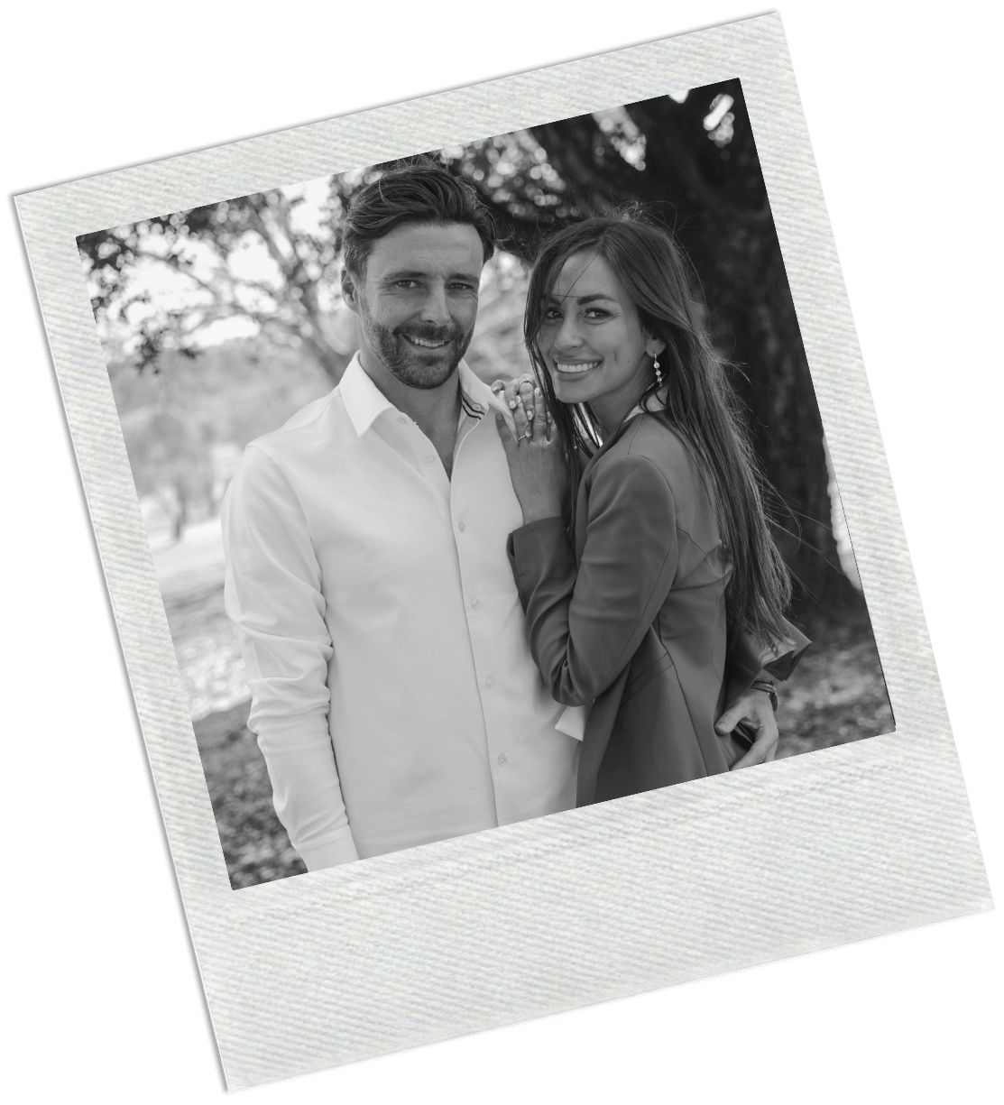 Nicole & Stephen smiling close