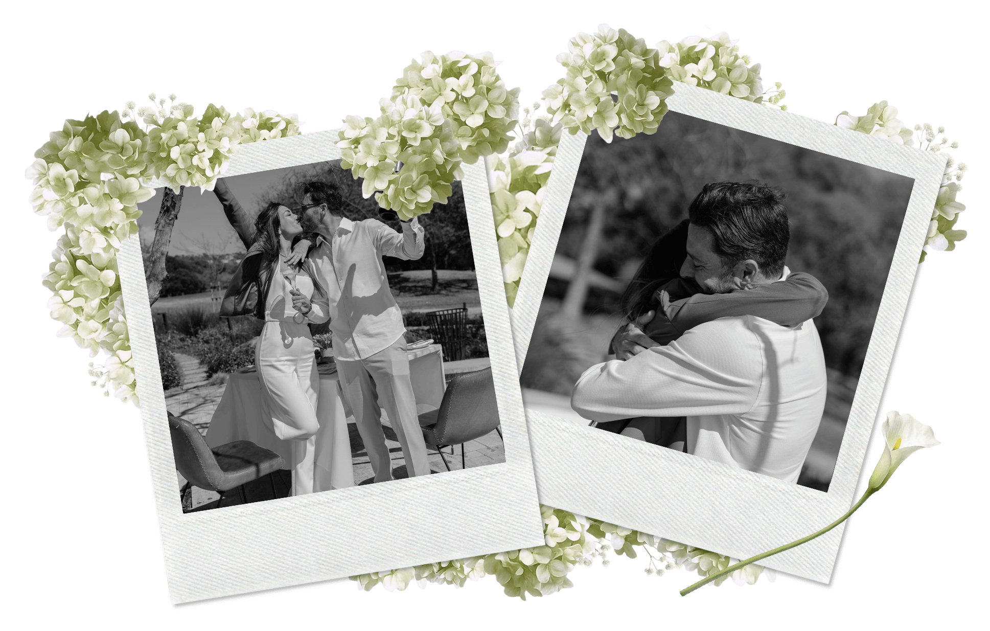 Nicole & Stephen Kiss and Hug